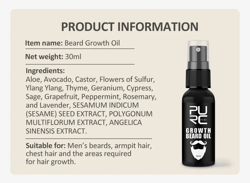 Beard Growth Oil